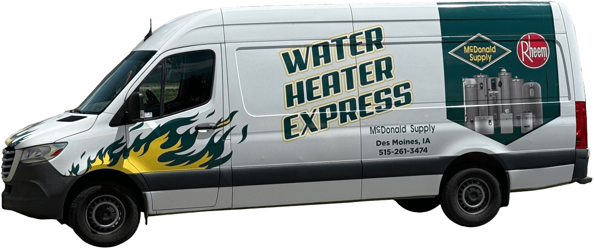 McDonald PLumbing Supple Des Moines delivery truck